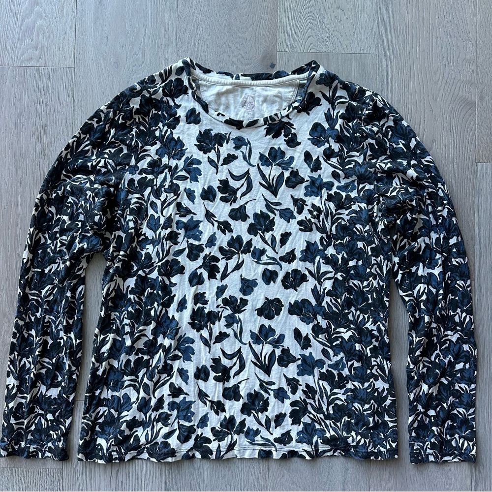 Tory Burch Womens Long Sleeve T shirt Size Medium